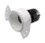 LED 4" Round Architectural Trimless Recessed Lights, 10W, 4000K - LRD-TL-10W-27K-4R-BK