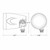 Westgate Manufacturing 12V Integrated LED Landscape Uplight - LFLV-12W-40K, technical drawing showing dimensions and design details.