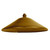 Westgate Manufacturing MODEL 21 ALUMINUM PATH LIGHT CAP, ANTIQUE BRASS, decorative outdoor lighting accessory for pathways.
