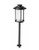 Westgate Manufacturing INTEGRATED PAGODA 12V 5W 5CCT 22inH BLK, outdoor landscape lighting fixture with a pagoda-style design, black finish, and adjustable height.