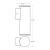 WMC2-12V - 12V 12-Inch LED Wall Cylinder Light - WMC2-12V-UDL-MCT-BN