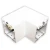 Westgate Manufacturing LED 2-3/4\" Superior Architectural Seamless Linear Corner Fixtures - SCX-L-40K, white seamless corner LED lighting fixture with mounting brackets.