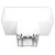 Westgate Manufacturing LED 2-3/4\" Superior Architectural Seamless Linear Corner Fixtures - SCX-T-50K, close-up of the sleek white corner architectural lighting fixture with LED components.