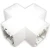 Westgate Manufacturing LED 2-3/4\" Superior Architectural Seamless Linear Corner Fixtures - SCX-X-50K, white seamless corner lighting fixture with LED lights for architectural illumination.