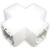 Westgate Manufacturing LED 2-3/4\\\" Superior Architectural Seamless Linear Corner Fixture - SCX-X-MCT4, a seamless white LED lighting fixture designed for architectural corner installations.