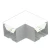 Westgate Manufacturing LED 4-inch Superior Architectural Seamless Linear Light Corner Fixture - SCX4-L-MCT4, image showing a sleek, white, seamless corner LED light fixture designed for architectural lighting applications.