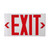 Westgate Manufacturing EDGE-LIT EXIT SIGN DOUBLE FACE, Field-Installed Double-Face Mirror Panel with red illuminated 'EXIT' lettering and directional arrows.