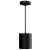 6" Short Round Architectural Ceiling & Suspended Cylinder Lights, 18W/24W/30W, 3000K/4000K/5000K - CMC6S-MCTP-DD-BK