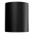 6" Short Round Architectural Ceiling & Suspended Cylinder Lights, 18W/24W/30W, 3000K/4000K/5000K - CMC6S-MCTP-DD-BK
