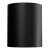 Westgate Manufacturing 6\" Short Round Architectural Ceiling & Suspended Cylinder Lights, 18W/24W/30W, 3000K/4000K/5000K - CMC6S-MCTP-DD-BK, black cylindrical ceiling light for architectural and suspended applications