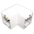 Westgate Manufacturing LED L-Shape 2-3/4" Superior Architectural Seamless Linear Light Corner Fixture - SCX-L-MCT41, white aluminum corner LED lighting fixture with a seamless linear design for architectural lighting.