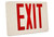 Westgate Manufacturing SUPER SLIM LED EXIT SIGN - RED, illuminated red exit sign with slim design and directional arrows for emergency exit indication.