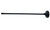 Westgate Manufacturing FLOOD LIGHT WALL-MOUNTING ARM 18in, BRONZE, black metal wall-mounted flood light arm for outdoor lighting fixtures