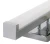 Westgate Manufacturing LVB - LED Multi-CCT Vanity Lights - LVB-12-MCT-BN, close-up view of the white and silver LED vanity light fixture with adjustable mounting bracket.