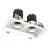 LED Architectural Winged Recessed Lights - Double Slot, 10W, 3000K - LRD-10W-30K-WTM2-WH