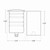 Westgate Manufacturing 7 Watt Power LED, 12V DC/AC, Integrated LED In Ground Lights, technical drawing with dimensions for landscape lighting installation.