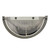 Westgate Manufacturing Outdoor/Indoor LED Decorative Wall Sconce, 15W, 2700K/3000K/3500K/4000K/5000K, close-up view of the semi-circular design with perforated metal cover and mounting hardware.