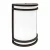 Westgate Manufacturing 120V Series 10-Inch Outdoor/Indoor LED Decorative Wall Sconce, oil-rubbed bronze finish with white diffuser, 15W LED. 