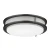 Westgate Lighting LED 5cct Double Ring Flush Mount, 16W, 2700K/3000K/3500K/4000K/5000 - FDL-12-MCT5-BK
