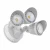 SL-SERIES - LED MULTI-COLOR TEMP SECURITY LIGHTS - SL-30W-MCT-WH-D