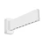 Westgate Manufacturing Architectural White 0.7\" Slim Up and Down Wall Sconce, slim modern white wall light with multiple LED light fixtures.