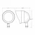 LED 120V Garden Flood Lights, 24W, 3500K - GL-24W-30K-BR
