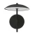 Integrated LED Modern Wall Sconce, 10W, 2700K/3000K/3500K/4000K/5000K - LCFI-WS-BK