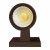 120V 3" CCT-Adjustable LED Outdoor Cylinder Lights, 9W/18W, 3000K/4000K/5000K, Bronze - WMC3-UDL-MCT-BR-DT