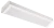Westgate Manufacturing 2ft. LED Economy Wrap-Around Fixtures, 20W, 3000K/4000K/5000K - WAE-2FT-MCT-DD-SEN, white LED light fixture with a sleek wrap-around design for efficient lighting.