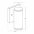 Westgate 2" CCT – Adjustable LED Outdoor Cylinder Lights, 6W, 3000K/4000K/5000K, Brushed Nickel