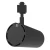 Westgate Manufacturing Westgate Lighting Black Standard Track Head Lights, 20W/25W/30W, 2700K/3000K/3500K/4000K/5000K - TRS-20-30W-MCTP-36D-BK, image of a black track lighting head mounted on a black track fixture.