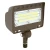 LED Architectural Round-Back Flood Lights, 30W, 3000K - LF4-30W-30K-D-KN
