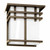 Westgate Manufacturing LED OUTDOOR DECORATIVE SQUARE, LDSS - LED Decorative Wall Sconce, outdoor wall-mounted lighting fixture with a modern square design and metal frame.