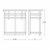 Westgate Manufacturing LED OUTDOOR DECORATIVE SQUARE, LDSS - LED Decorative Wall Sconce, technical drawing with dimensions included.