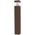 Westgate Manufacturing BOLLARD 42in SQUARE FLAT TOP LOUVER CLEAR LENS ADJ. 12-22W 30/40/50K, BRONZ, a square-shaped outdoor lighting bollard with a flat top, adjustable LED lighting, and a bronze finish.