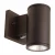 120V 3" CCT-Adjustable LED Outdoor Cylinder Lights, 9W, 3000K/4000K/5000K, Bronze - WMC3-DL-MCT-BR-DT
