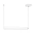 Westgate Manufacturing 2ft. Suspended 360D Commercial Tube Lights, 17W/19W/21W/23W, 2700K/3000K/3500K/4000K/5000K - ST360-2FT-MCTP-DD, hanging white LED tube light fixture with adjustable suspension wiring.