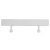 Westgate Manufacturing LED 2\" Superior Architectural Seamless Linkable Track Lights, 30W, 3000K/3500K/4000K/5000K - SCX2-3FT-30W-MCT4-D-TR, image of a sleek, white, high-quality track light fixture with adjustable connectors for versatile lighting applications.