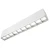 Westgate Manufacturing LED 2-3/4\" Superior Architectural Seamless Linear Lights with Louver Lens, 20W, 3000K/3500K/4000K/5000K - SCX-2FT-20W-MCT4-D-LUV, a sleek white linear lighting fixture with a louver lens for architectural illumination.