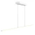Power & CCT Adjustable Linear Tube Decorative Suspension Light, 25W/40W/50W, 3000K/3500K/4000K - SDTL-6FT-25-50W-MCTP
