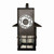 Westgate Manufacturing LED WALL LANTERN 12W 5CCT, LRS-L - LED Outdoor Wall Lantern, black outdoor light fixture with circular design and protective glass cover.