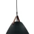 Nordic Design Pendant with Leather Strap, 25W, 2700K/3000K/3500K/4000K/5000K - LCFN-MCT5-BK