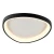 120V Flush Mount Fixtures, 20W, 2700K/3000K/3500K/4000K/5000K - FMHT-16-MCT5-BK