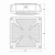CDLX LED Power Adjustable Low Profile Canopy/Garage Light - CDLX-SM-5-25W-30K