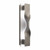Westgate Manufacturing LED WALL SCONCECRUSH3000KSIL, modern outdoor wall-mounted LED light fixture with a sleek, sculptural design and bright illumination.