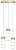 LED Multi-CCT Integrated Pendant Lights, 36W, 2700K/3000K/3500K/4000K/5000K - LCFB-3LS-MCT5