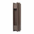 Westgate Manufacturing LED Wall Sconce Passage 5000K BR, a tall, modern wall light fixture with a sleek brown finish and minimalist design.