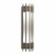 Westgate Manufacturing LED Wall Sconce PEN3000KSIL, modern cylindrical exterior lighting fixture with vertical metal slats around a bright LED light.