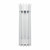 Westgate Manufacturing LED Wall Sconce PEN5000KSIL, modern white LED wall sconce with vertical slatted design.