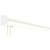 Westgate Manufacturing Patient Overbed Healthcare Light with Pull Chain and Indicator Light, white elongated medical lighting fixture for patient care